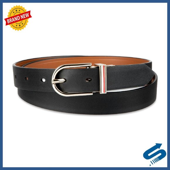 Reversible Slim Leather Belt for Jeans Dresses Adjustable 7 Holes main image 5